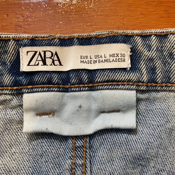 Zara Button Jean Skirt - Picture 5 of 6